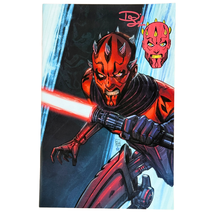 Star Wars: Doctor Aphra #37 – Remarqued Darth Maul Sketch by Dietrich Smith – Nabetse Zitro Virgin – NM – 2023 (Marvel)