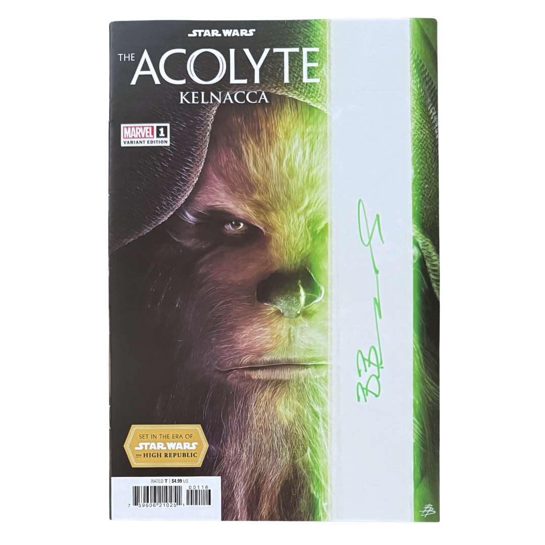 Star Wars the Acolyte Kelnacca #1 - 1:25 Retail Variant - Signed by Bjorn Barends