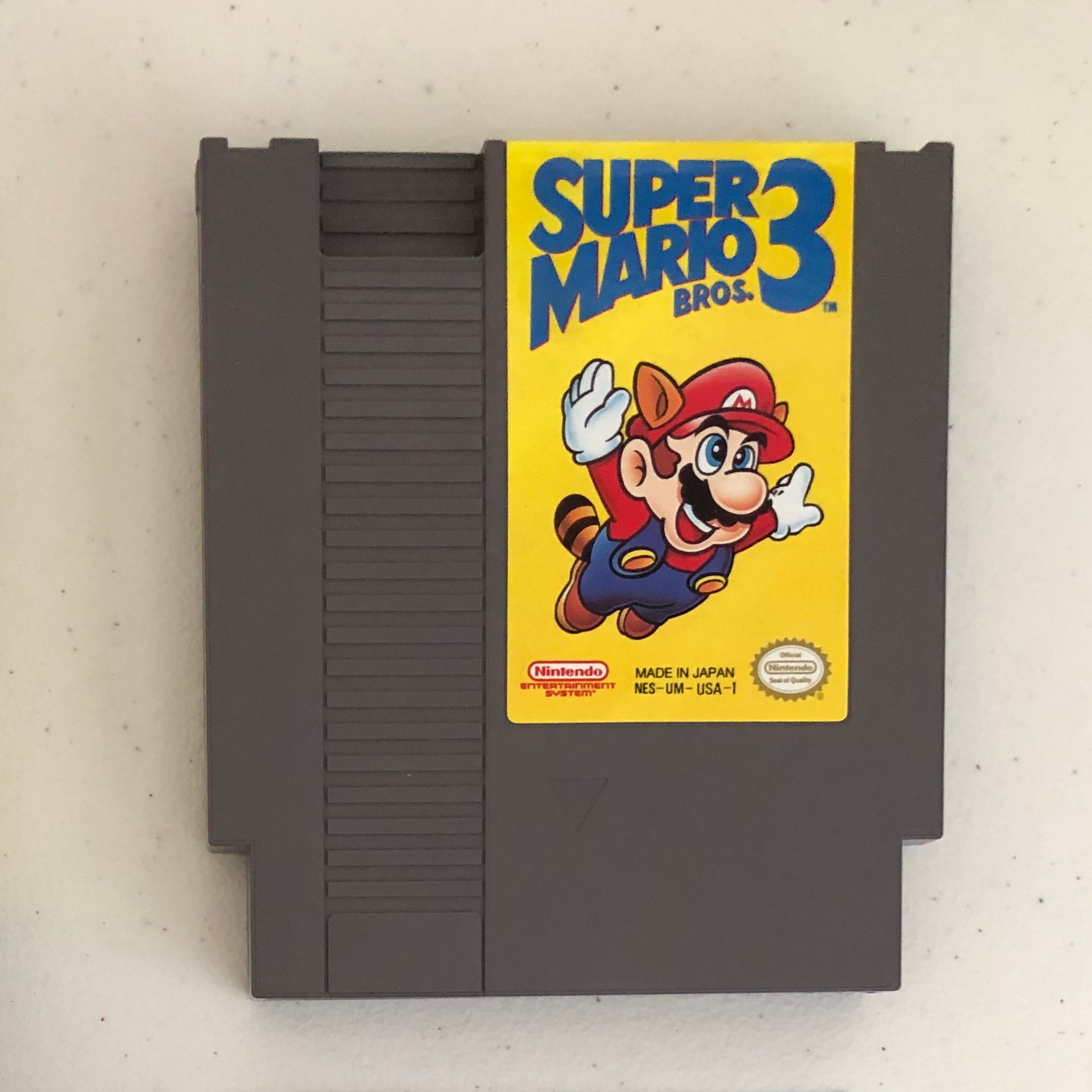 Super Mario Bros 3 CIB 1st Print Box with 2nd Print Cartridge and Manual - NES