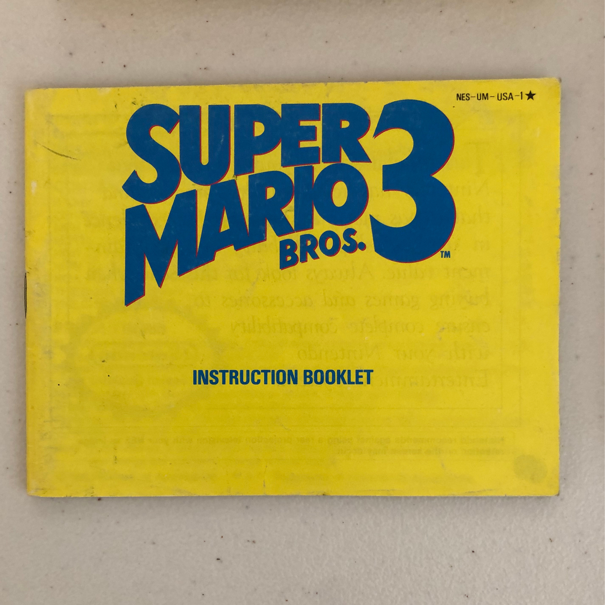 Super Mario Bros 3 CIB 1st Print Box with 2nd Print Cartridge and Manual - NES