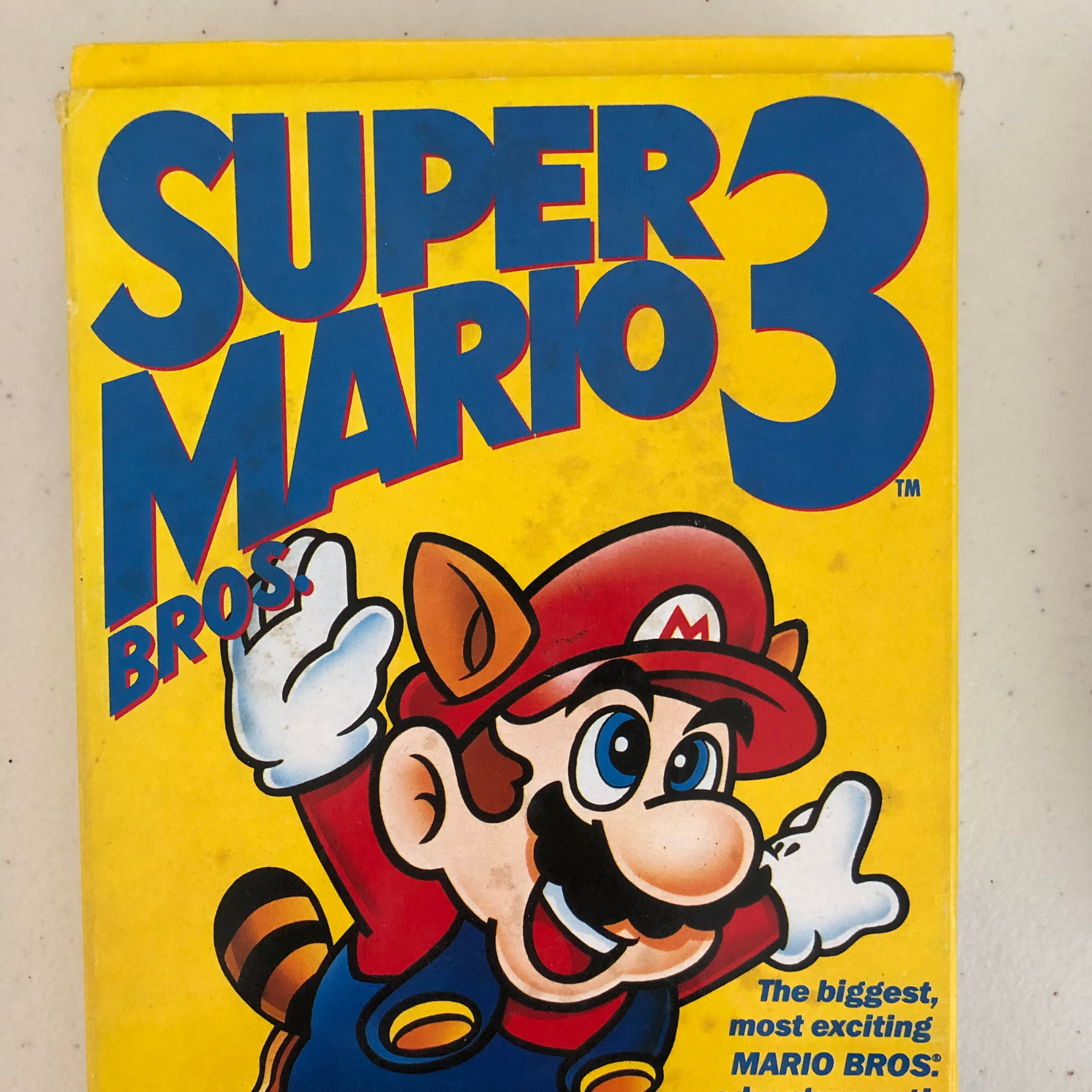 Super Mario Bros 3 CIB 1st Print Box with 2nd Print Cartridge and Manual - NES