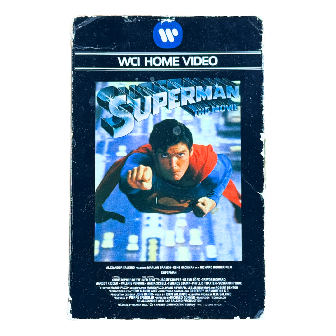 Superman: The Movie – WCI Home Video Big Box VHS / Early 1979 Release – G – 1979 (WCI Home Video)