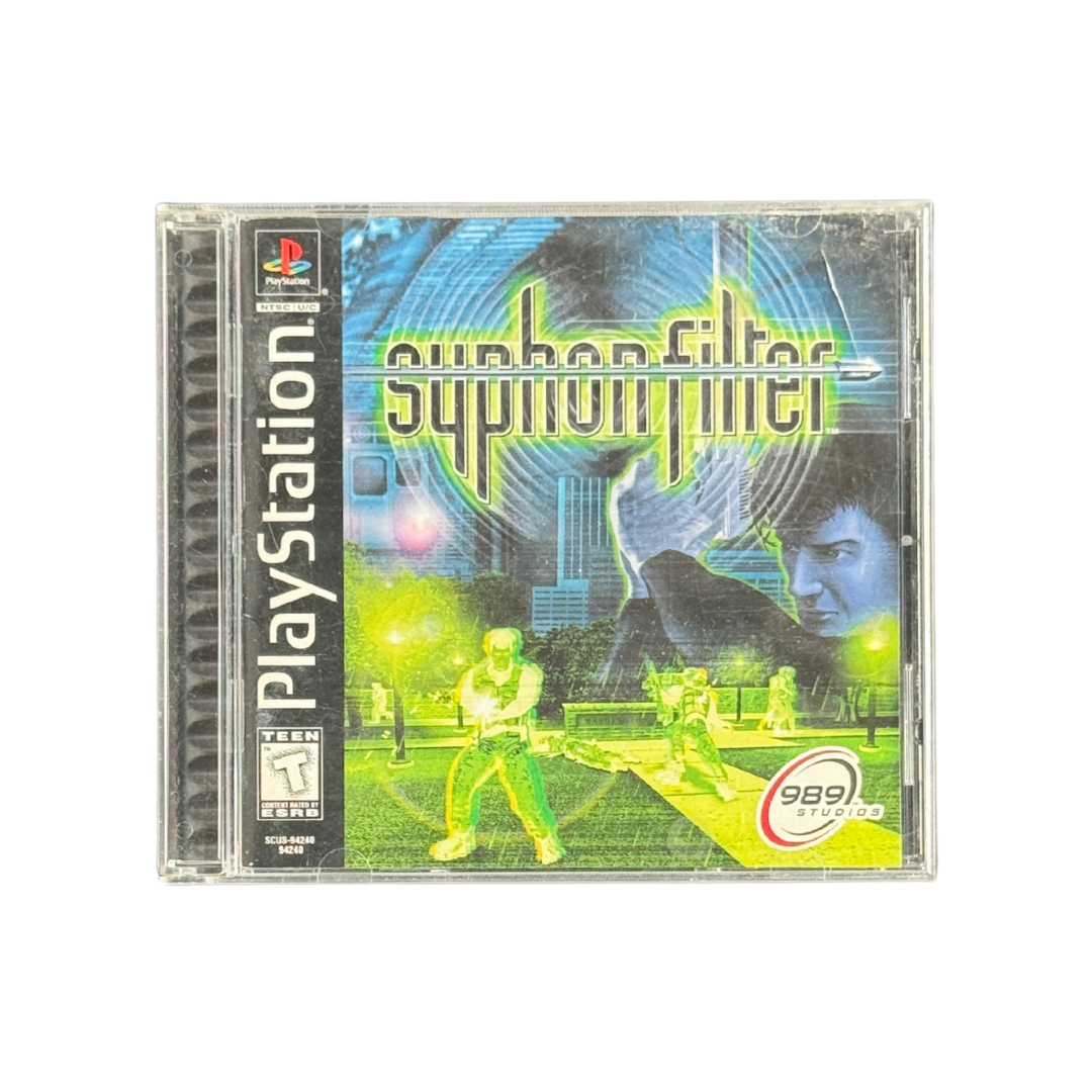 Syphon Filter (PS1) – 989 Studios Stealth Classic / Series Debut – VG – 1999 (Sony/989 Studios)