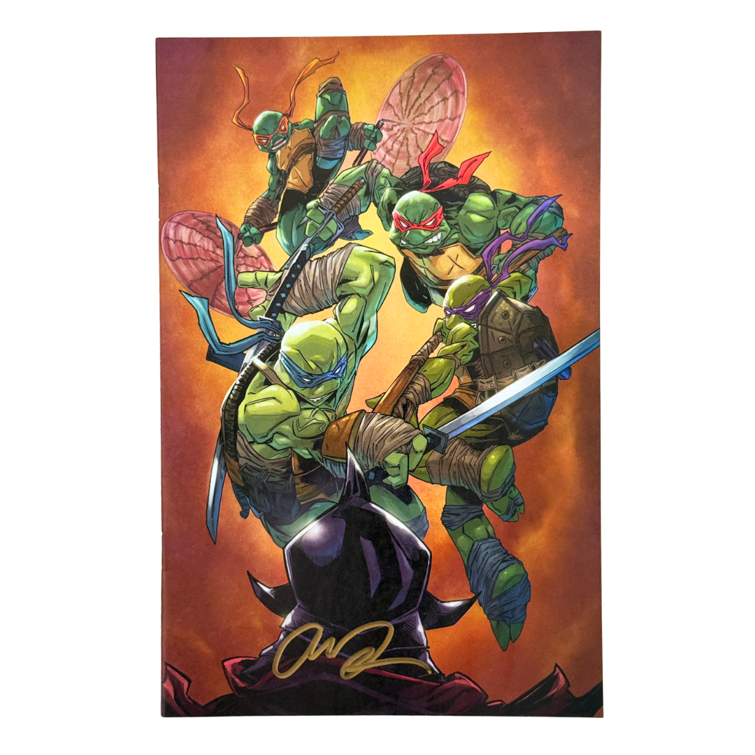 TMNT #1 – NM – Drew Zucker SDCC Virgin Variant – Signed by Drew Zucker – 2024 (IDW)