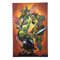 TMNT #1 – NM – Drew Zucker SDCC Virgin Variant – Signed by Drew Zucker – 2024 (IDW)