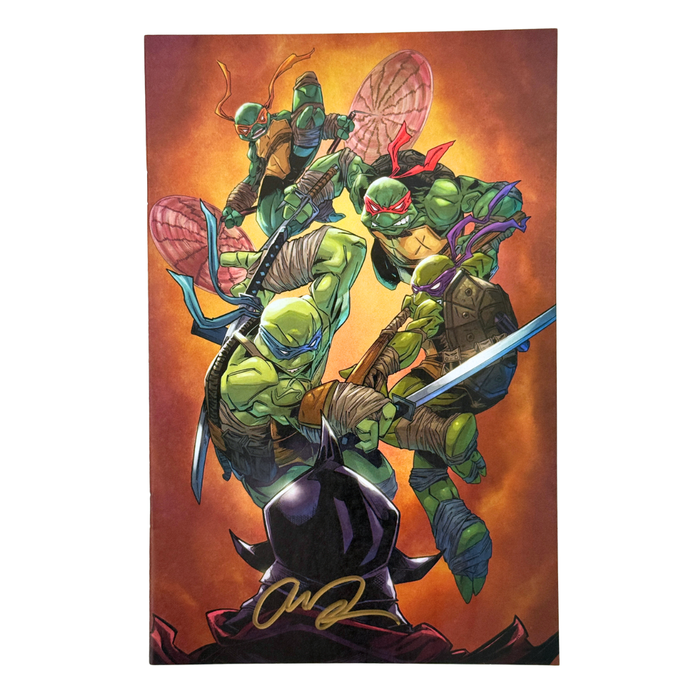 TMNT #1 – NM – Drew Zucker SDCC Virgin Variant – Signed by Drew Zucker – 2024 (IDW)