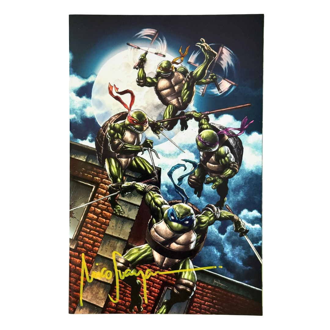 TMNT #1 – NM – Mico Suayan Virgin Variant – Signed by Mico Suayan – 2024 (IDW)