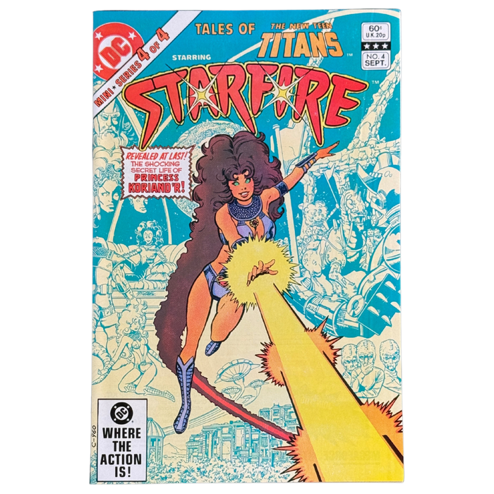 Tales of the New Teen Titans #4 – Starfire Origin Story / Fan-Favorite Issue – F/VF – 1982 (DC Comics)