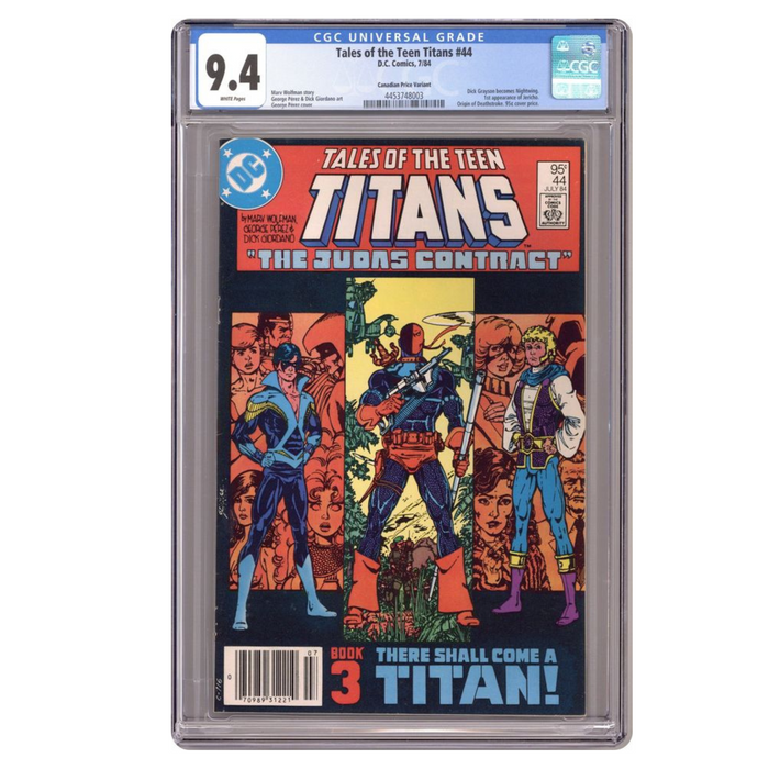 Tales of the Teen Titans #44 – Canadian Price Variant – CGC 9.4 (1984, DC)