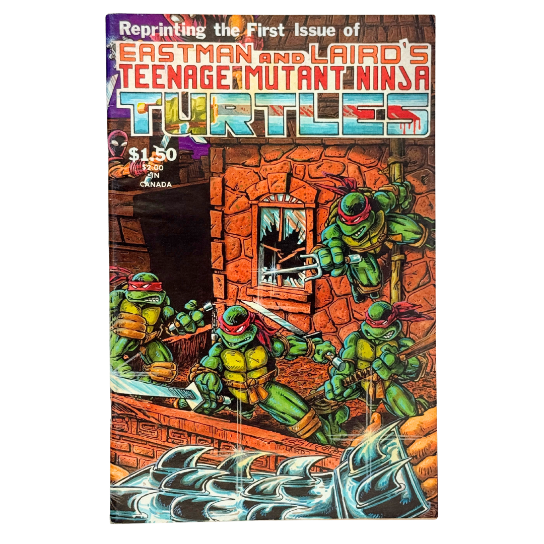 Teenage Mutant Ninja Turtles #1 – FN/VF 7.0–7.5 – 4th Print – 1st Cover Appearance of the Shredder – Wraparound Cover (Mirage, 1985)