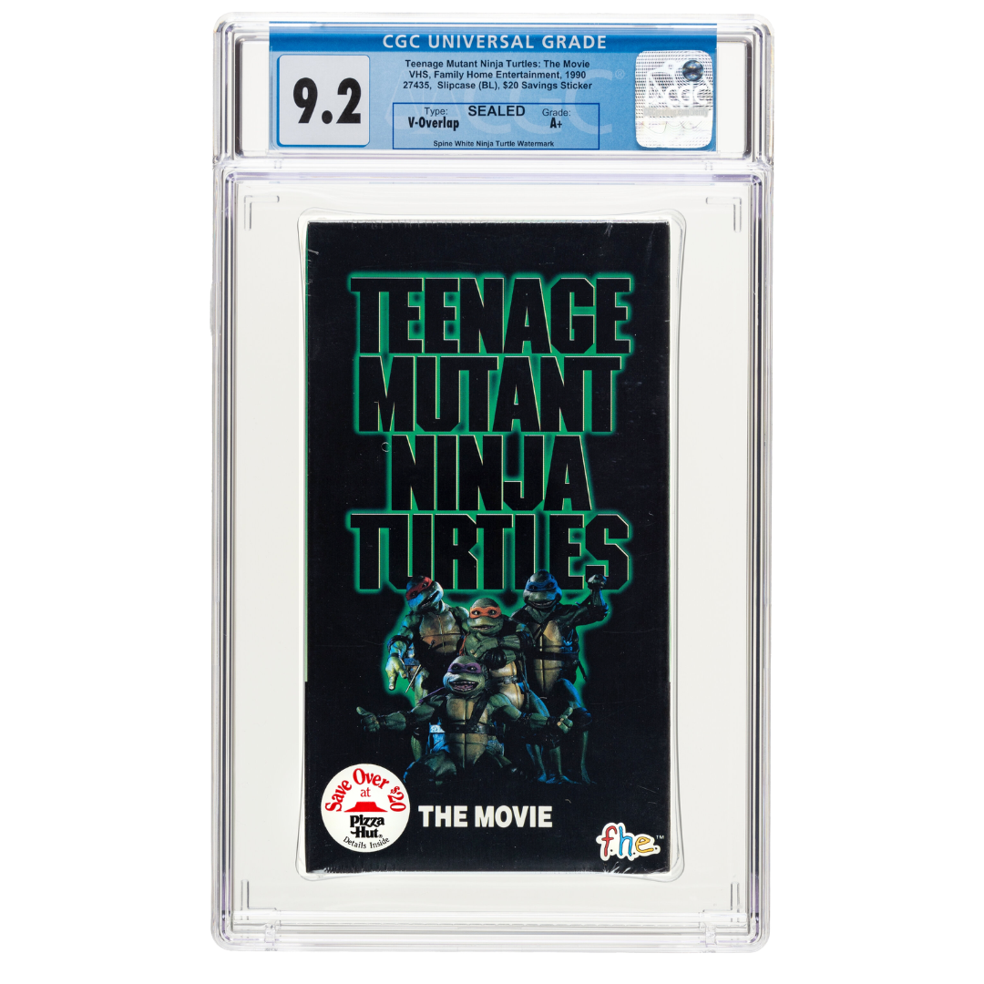 Teenage Mutant Ninja Turtles: The Movie – VHS – CGC 9.2 A+ – Factory Sealed – 1990 (FHE)