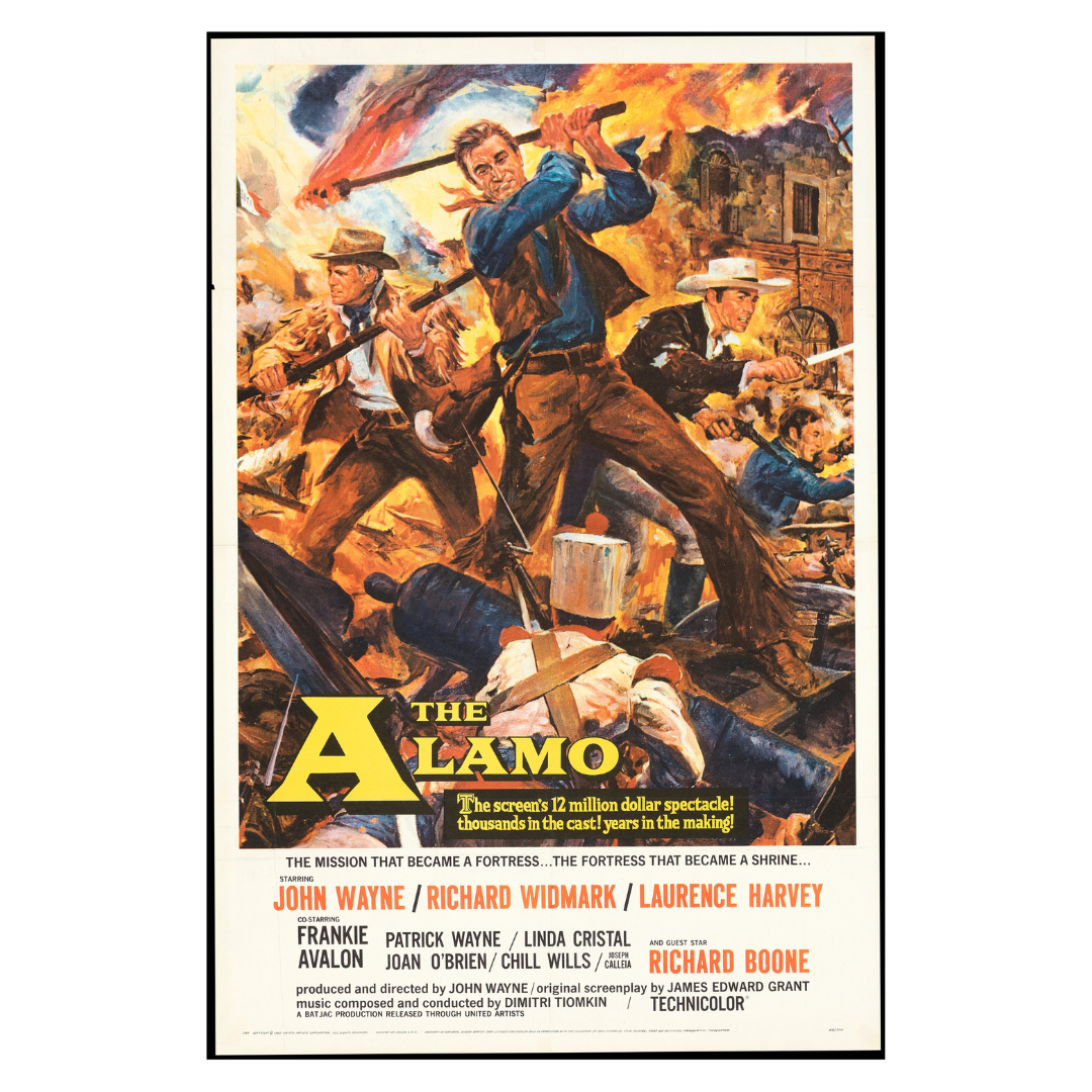 The Alamo – Original Movie Poster – One Sheet – VF- – Linen-Backed – 1960 (United Artists)