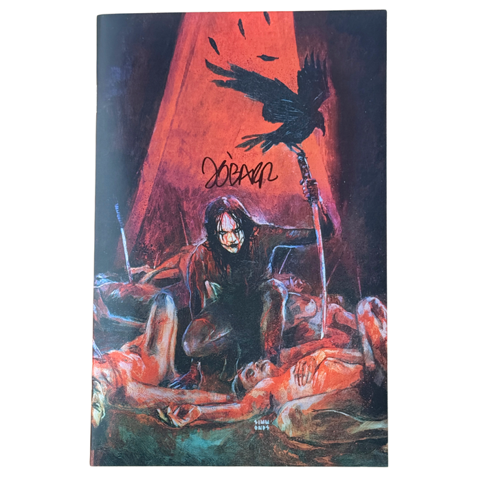 The Crow: Dead Time #1 – Signed by James O’Barr – Martin Simmonds Virgin Foil Variant (Limited 50) – COA Included – NM – 2025 Fan Expo Dallas Exclusive (Sumerian Comics)