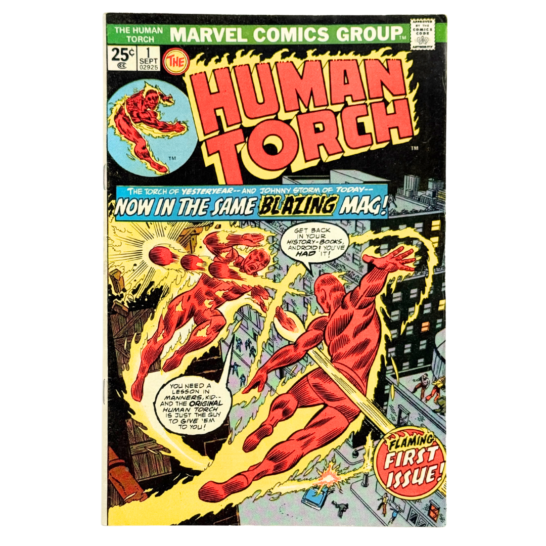 The Human Torch #1 – Bronze Age Premiere Issue – VF – 1974 (Marvel Comics)