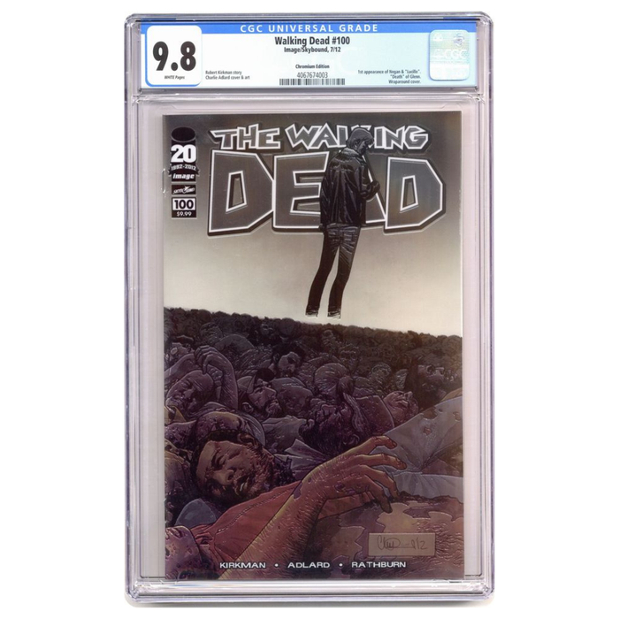The Walking Dead #100 – 1st Appearance of Negan & “Lucille” / Chromium Wraparound – CGC 9.8 – 2012 (Image/Skybound)