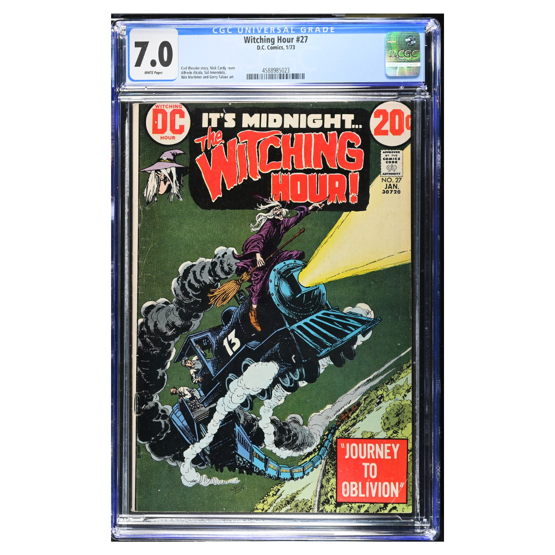 The Witching Hour #27 – Nick Cardy Cover / White Pages – CGC 7.0 – 1973 (DC Comics)