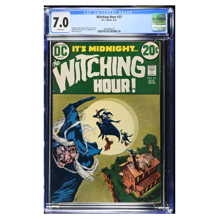 The Witching Hour #33 – Nick Cardy Cover / White Pages – CGC 7.0 – 1973 (DC Comics)