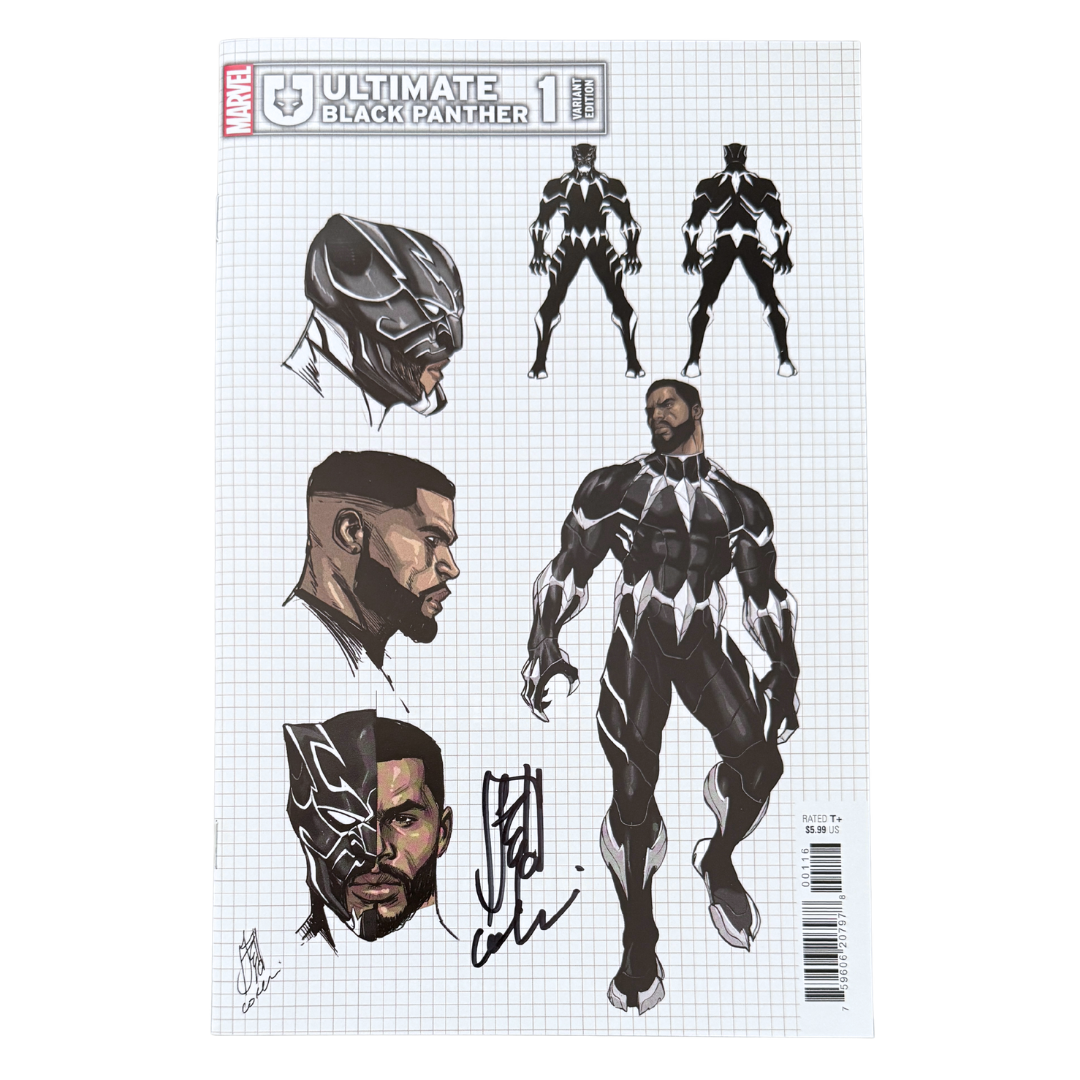 Ultimate Black Panther #1 - Signed by Stefano Caselli