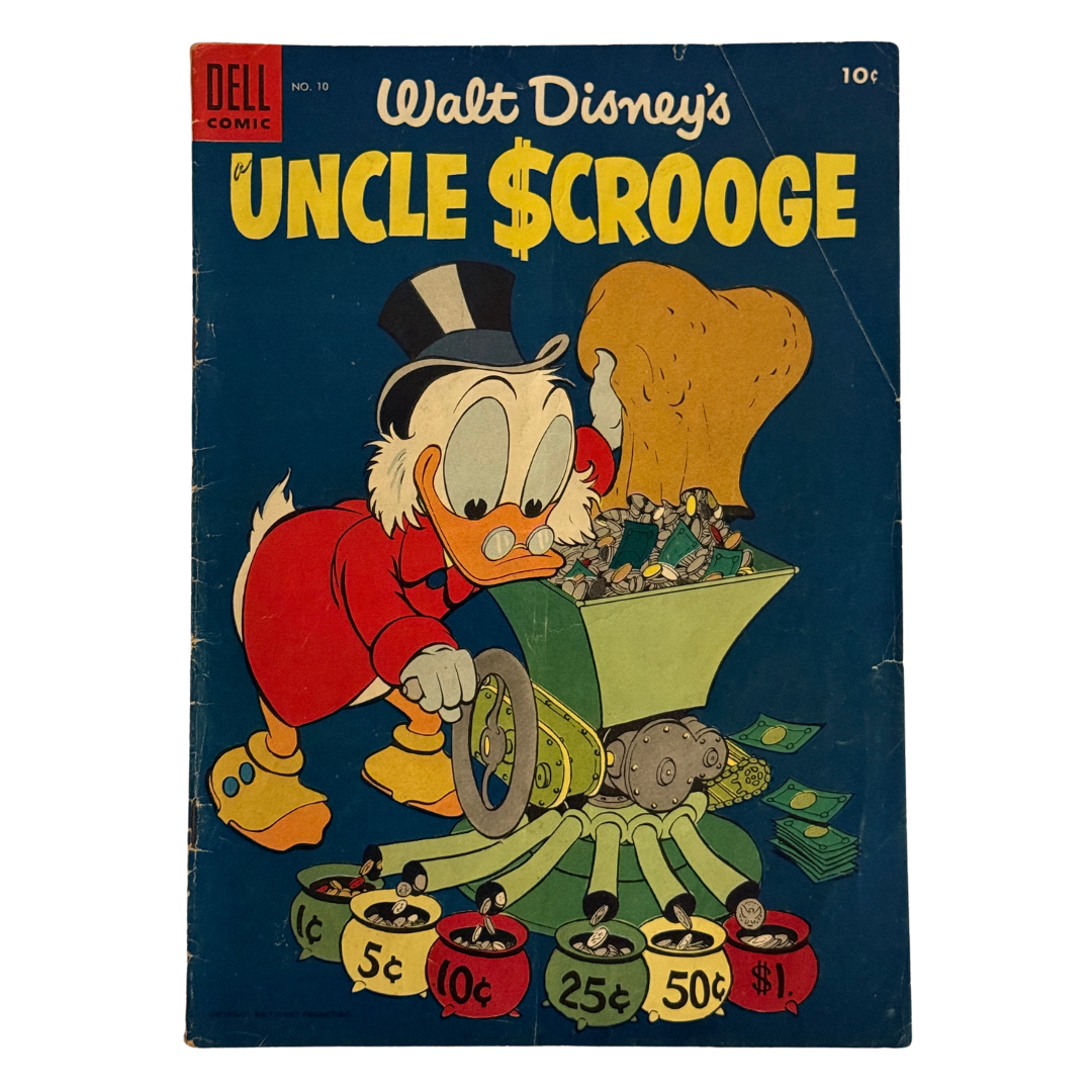 Uncle Scrooge #10 – VG – 1955 (Dell)