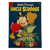 Uncle Scrooge #10 – VG – 1955 (Dell)