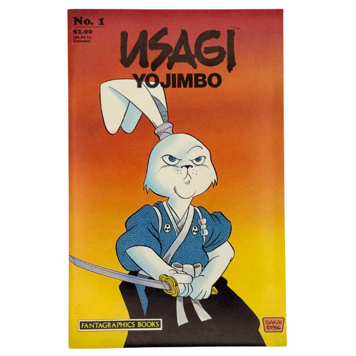 Usagi Yojimbo #1 – FN/VF 7.0–7.5 – 1st Solo Series Appearance – First Print (Fantagraphics, 1987)