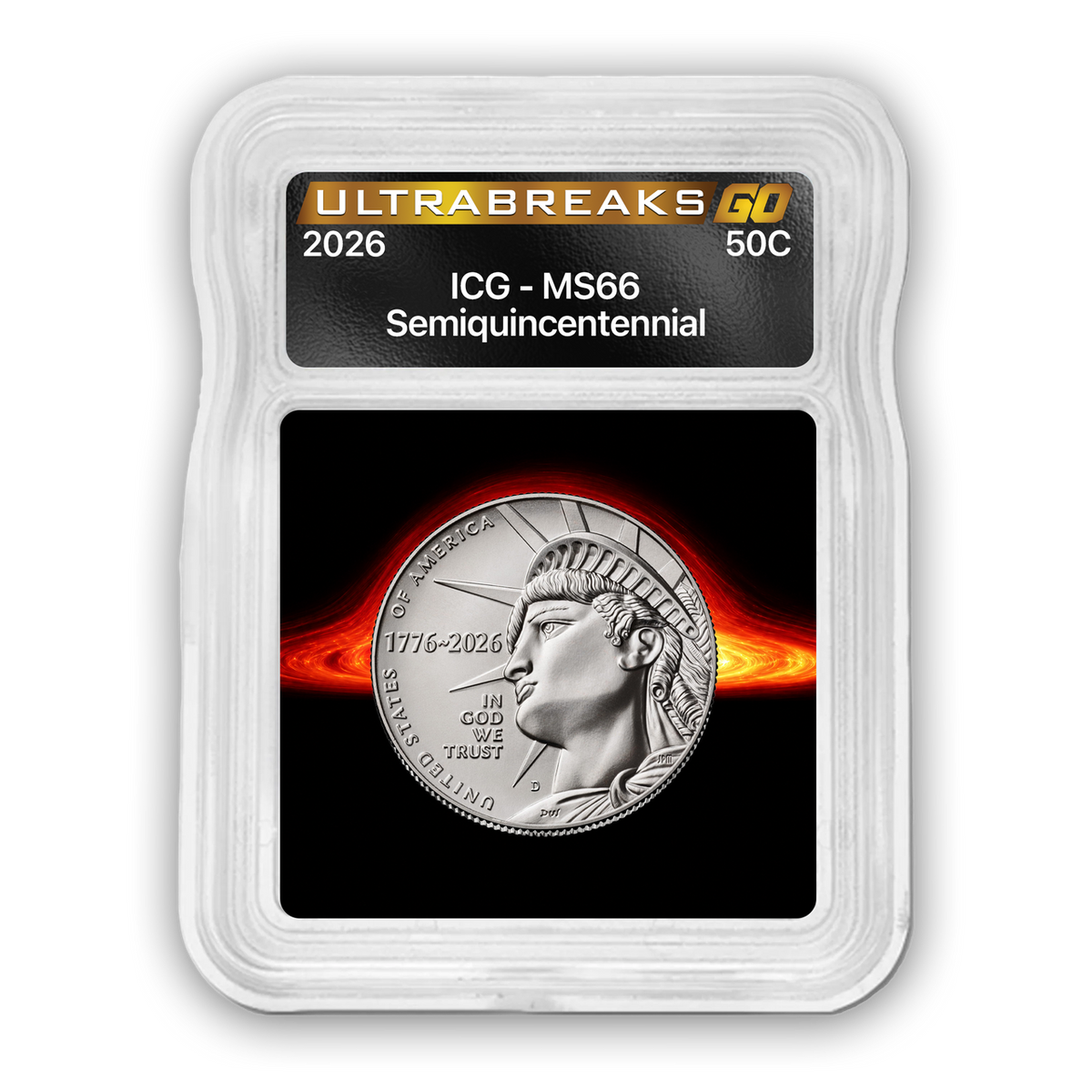 Ultrabreaks GO! Cosmic Chase Graded Coin Mystery Pack