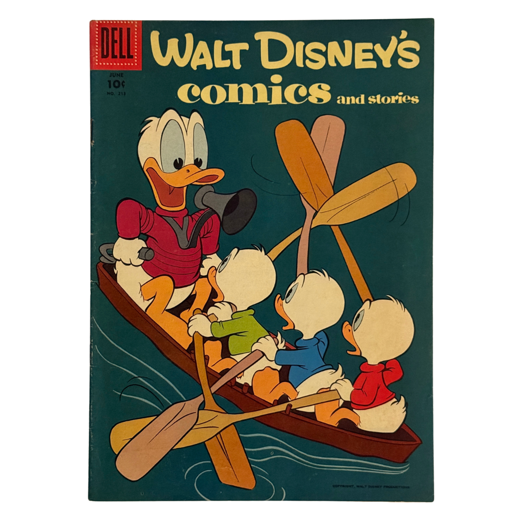 Walt Disney's Comics and Stories #213 10¢ Price Variant – FN/VF – 1958 (Dell)