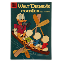Walt Disney's Comics and Stories #213 10¢ Price Variant – FN/VF – 1958 (Dell)