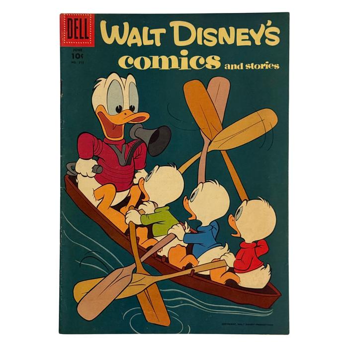 Walt Disney's Comics and Stories #213 10¢ Price Variant – FN/VF – 1958 (Dell)