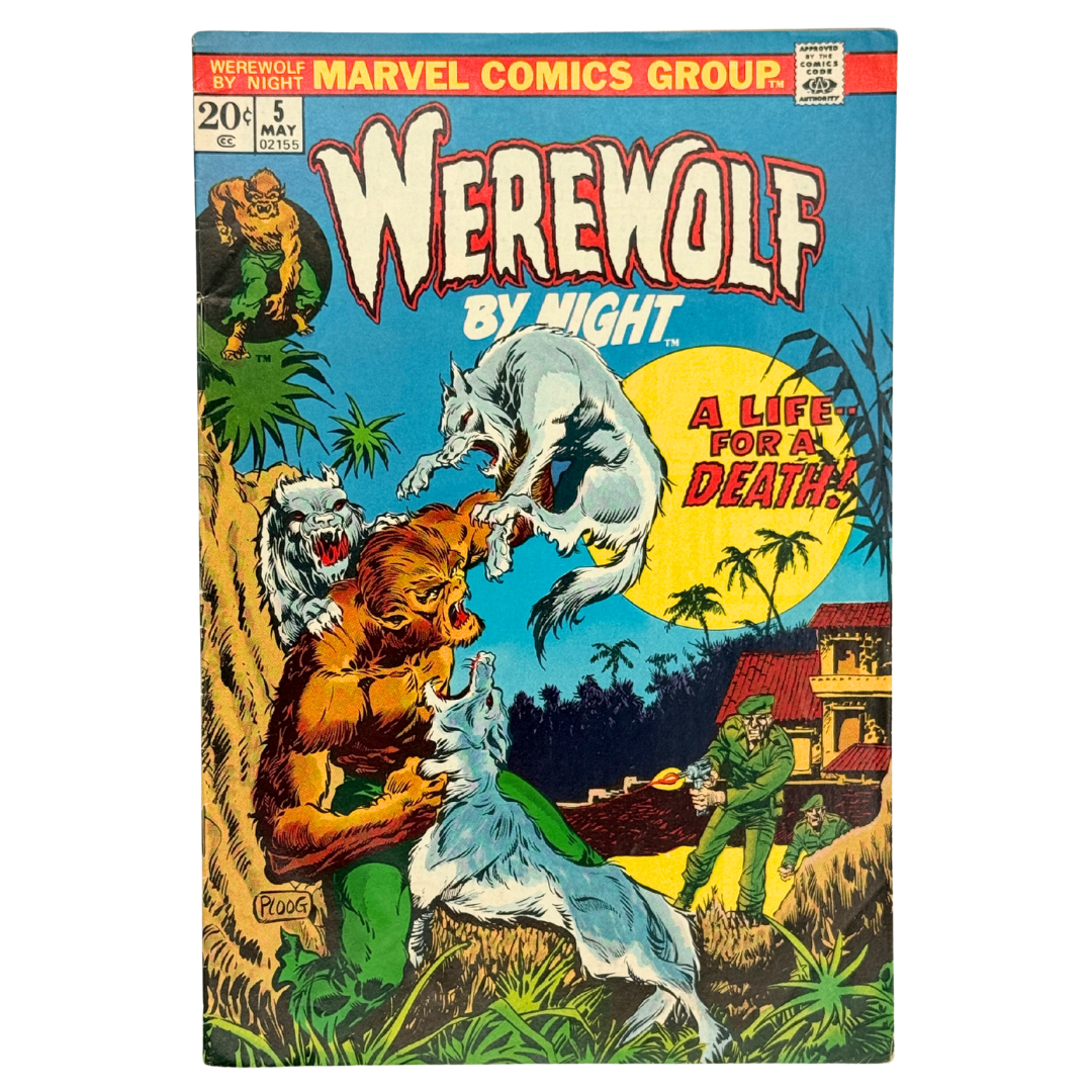 Werewolf by Night #5 – VG/FN – Len Wein & Mike Ploog Classic (Marvel Comics, 1972)