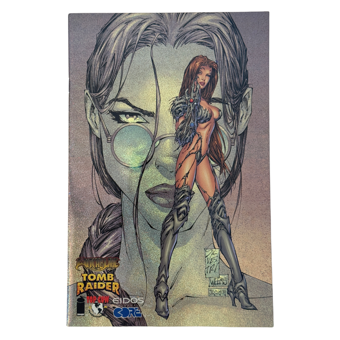Witchblade/Tomb Raider #1 – VF/NM – Prism Glitter Edition – 1998 (Image)