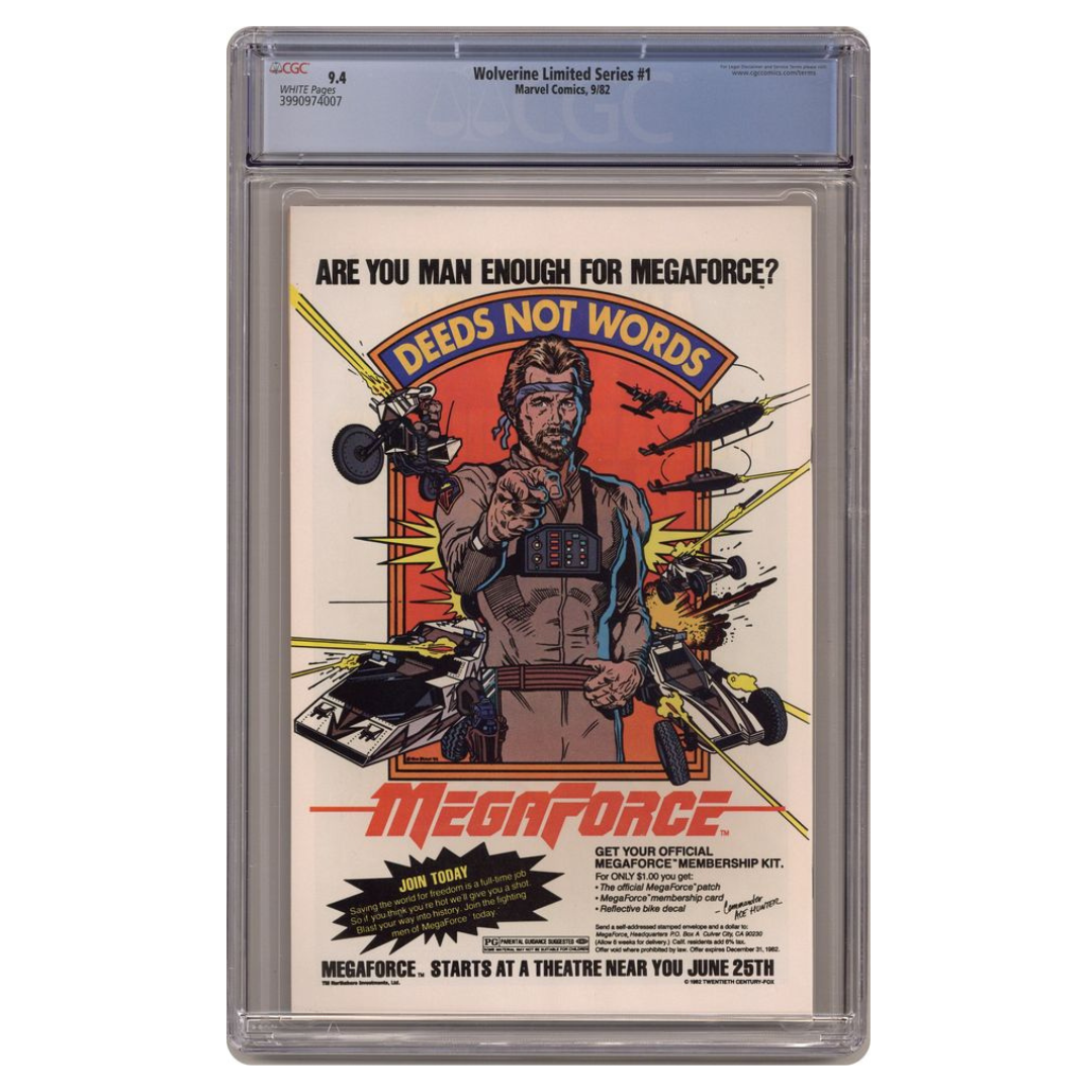 Wolverine (1982 Limited Series) 1N CGC 9.4