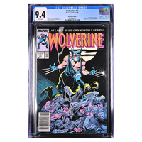 Wolverine #1 – 1st Appearance of “Patch” / Newsstand Edition – CGC 9.4 – 1988 (Marvel Comics)