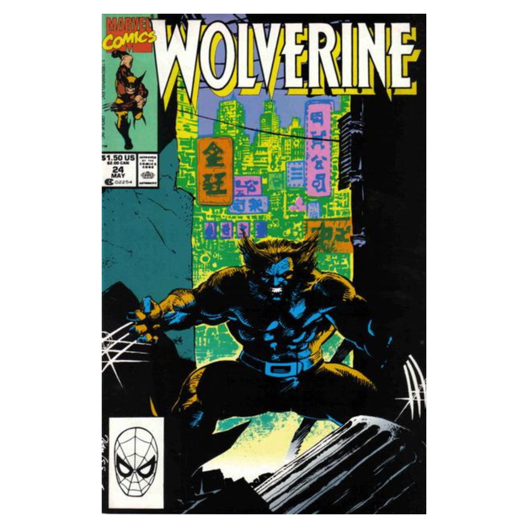 Wolverine #24 – Jim Lee Cover – NM – 1990 (Marvel)
