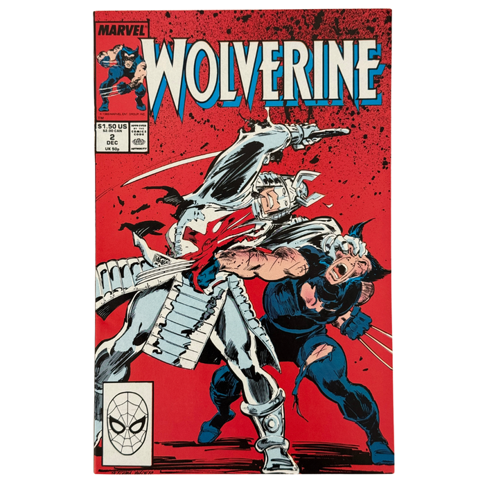 Wolverine #2 – NM – Direct Edition – 1988 (Marvel)