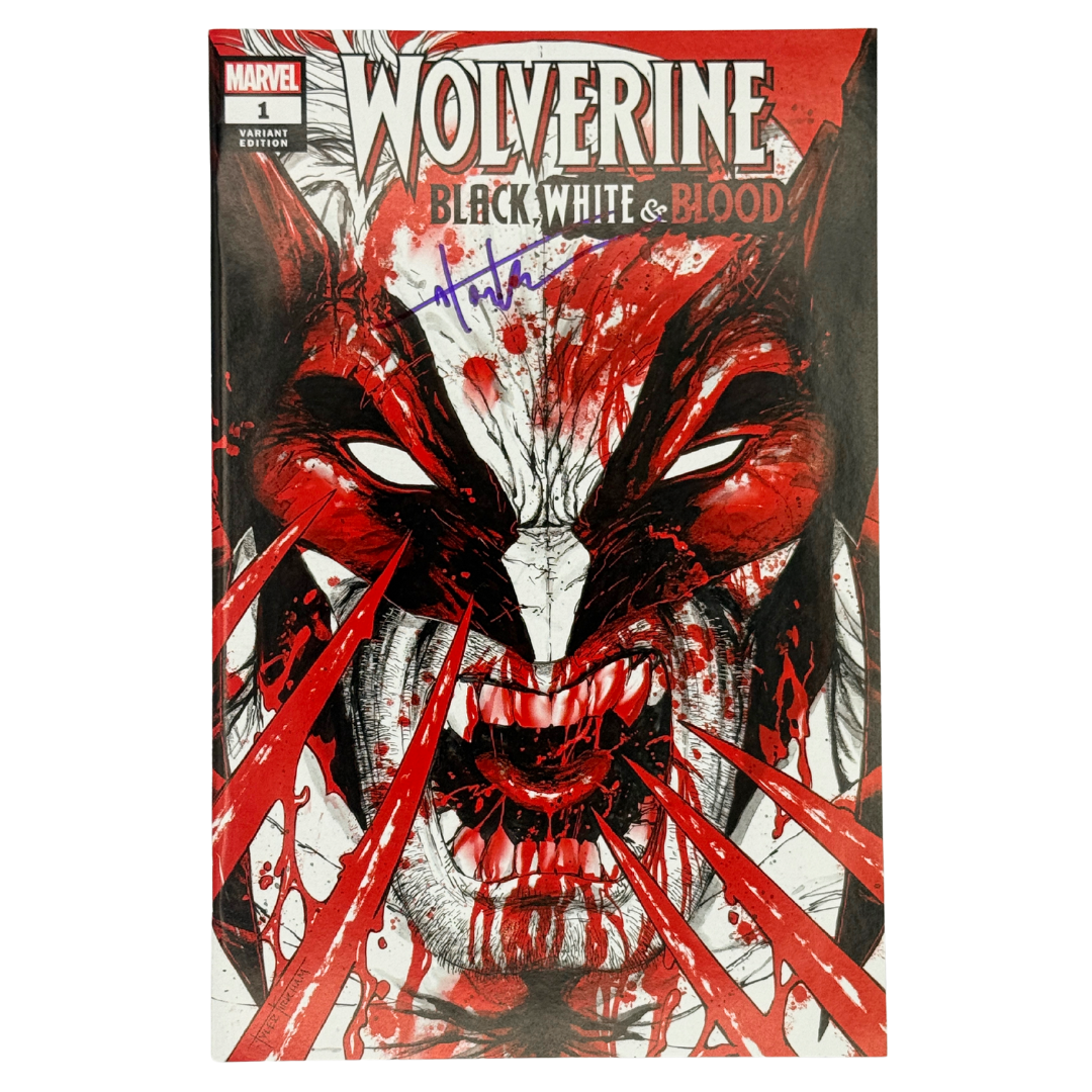 Wolverine: Black, White & Blood #1 – Tyler Kirkham Unknown Comics Variant – Signed with COA – NM (2020, Marvel Comics)