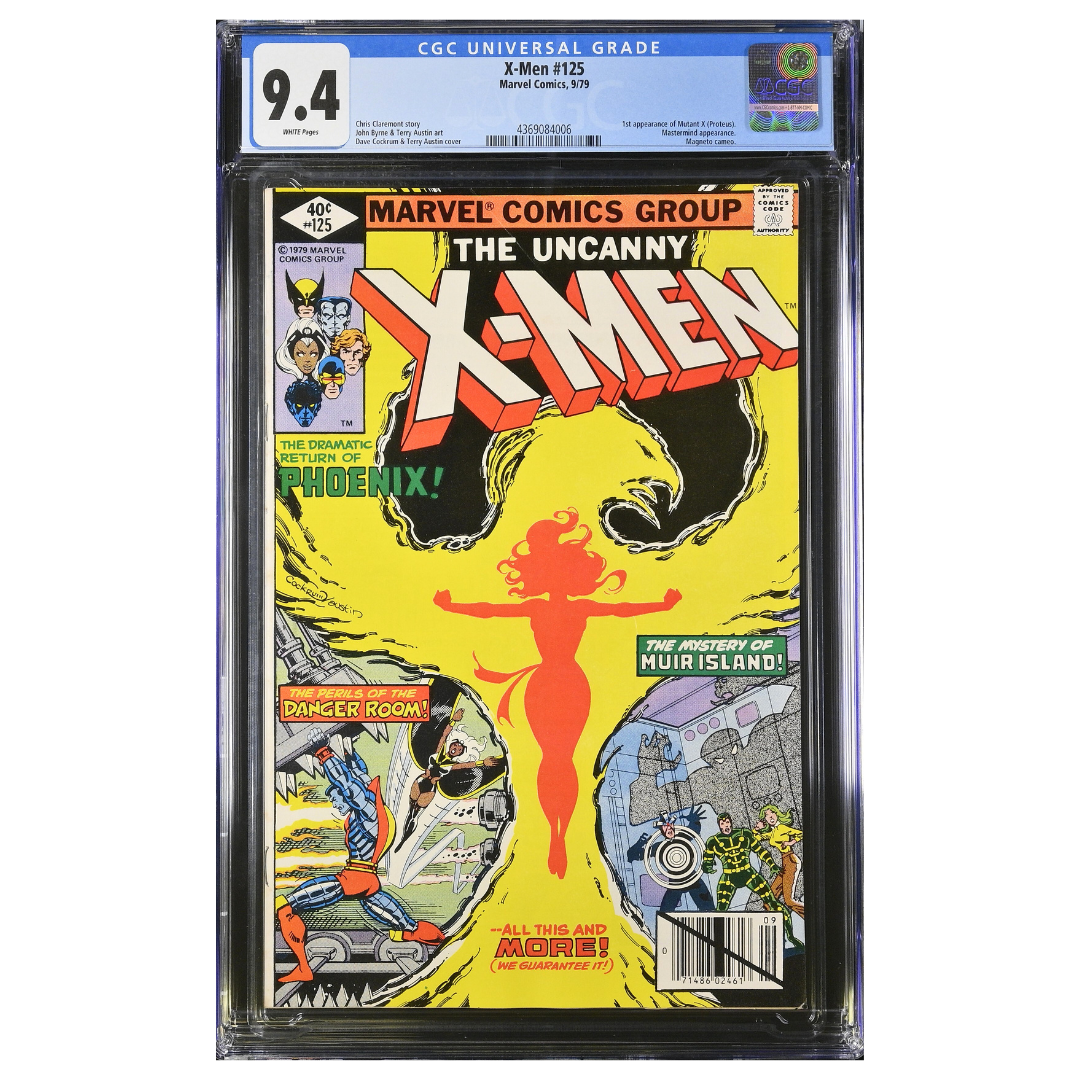 X-Men #125 – 1st Appearance of Proteus / Return of Phoenix – CGC 9.4 – 1979 (Marvel Comics)