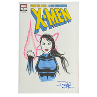 X-Men #1 – Blank Variant w/ Psylocke Sketch by Dietrich Smith – NM – 2024 (Marvel)