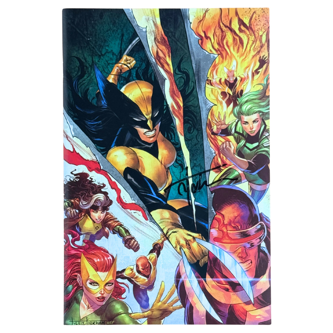X-Men #1 – Tyler Kirkham Virgin Variant – Signed w/ COA – NM – 2021 (Marvel)