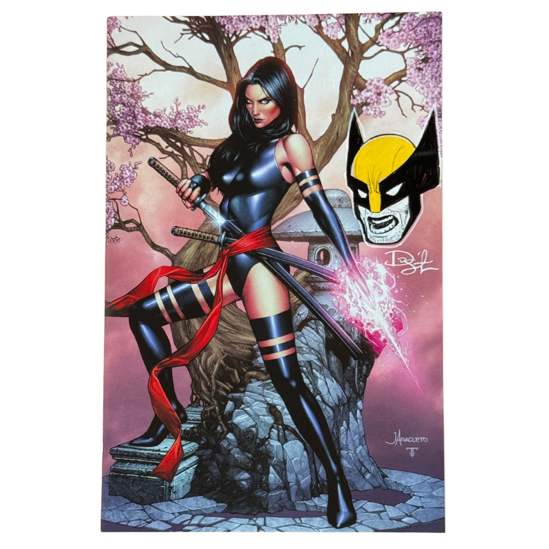 X-Men #34 – Jay Anacleto Virgin Variant / Dietrich Smith Wolverine Remarque & Signed – NM – 2024 (Marvel Comics)