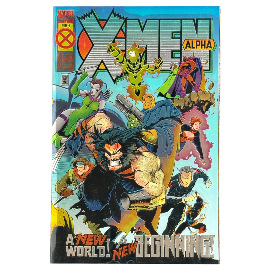 X-Men Alpha #1 – Direct Edition – VF – 1995 (Marvel)
